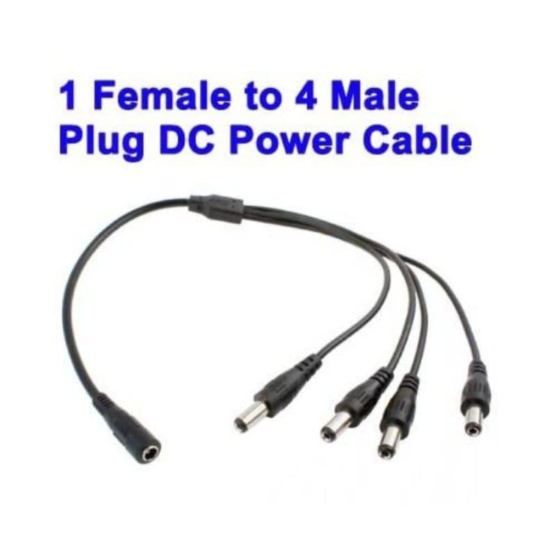 Разклонител 12 VDC, захранващ за камери, 1 -> 4 - TEKRA RX-C14 PWR 1->4