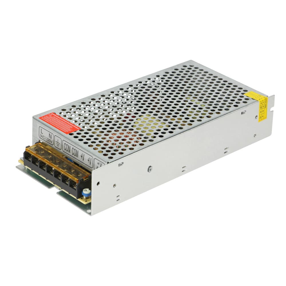 Захранване 12V/120W/10A IP20 в метална кутия перфорирана