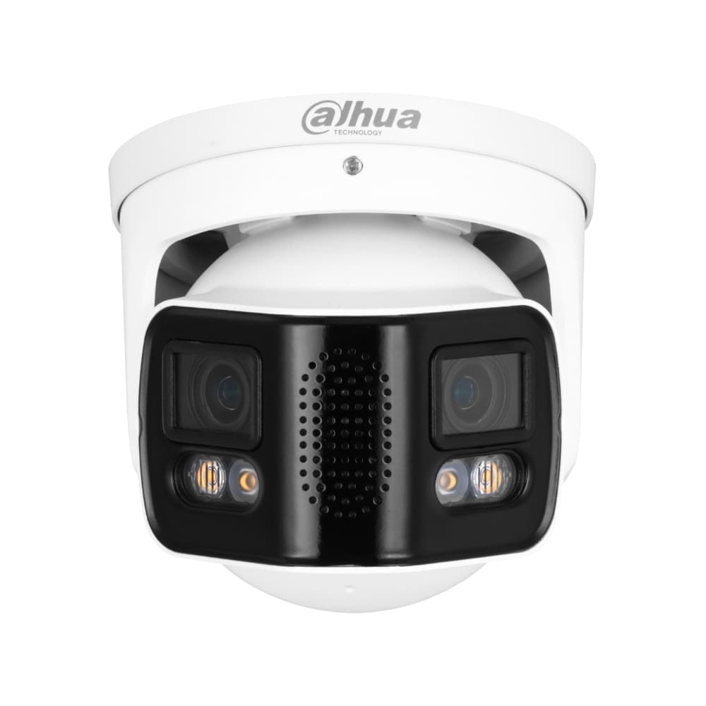 IP куполна камера 180° 2×4MP