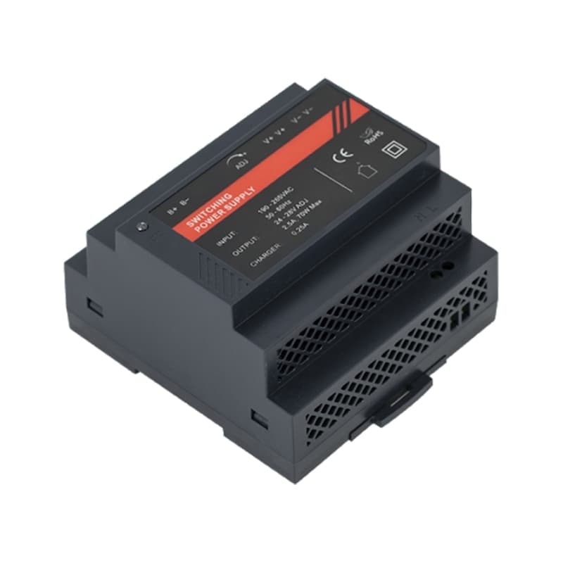 Захранване за DIN шина 12V/5A UPS функция
