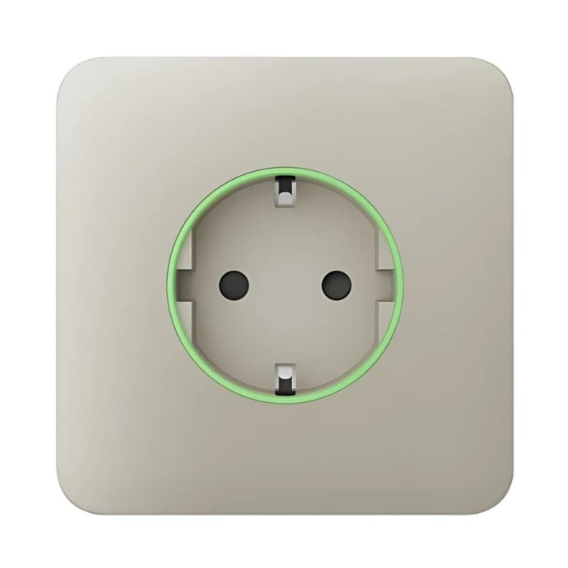 Лицев панел за интелигентен контакт, Слонова кост - Ajax SoloCover(smart) 60027.164.IV
