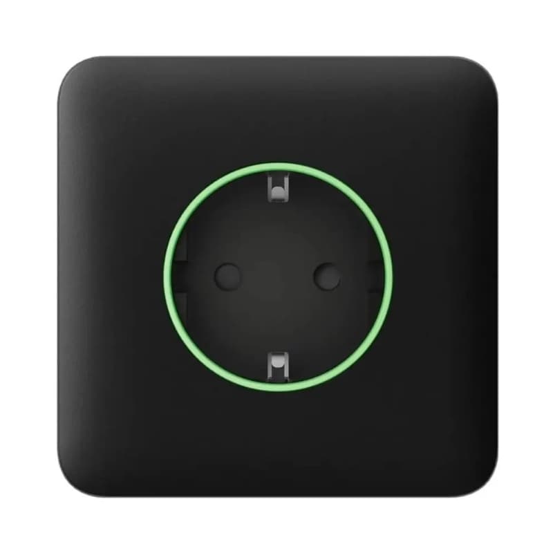 Лицев панел за контакт, Черен - Ajax SoloButton(basic) 89056.164.BL