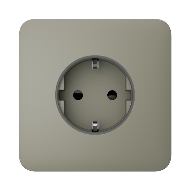 Лицев панел за контакт, Маслинов - Ajax SoloButton(basic) 89061.164.OL