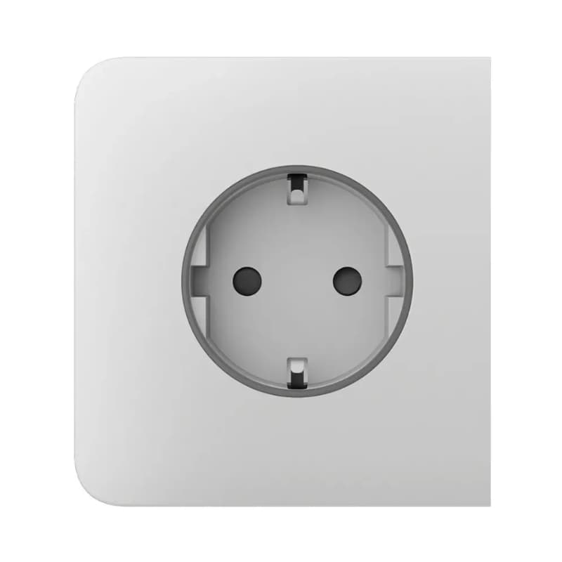 Лицев панел (страничен монтаж) за рамка за контакт, Бял - Ajax SideCover (Basic) 89071.163.WH