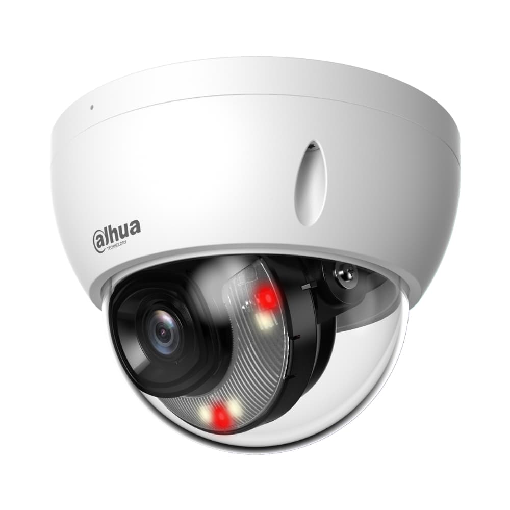 IP вандалоустойчива куполна камера 4MP 2.8mm Smart Dual Light 30m