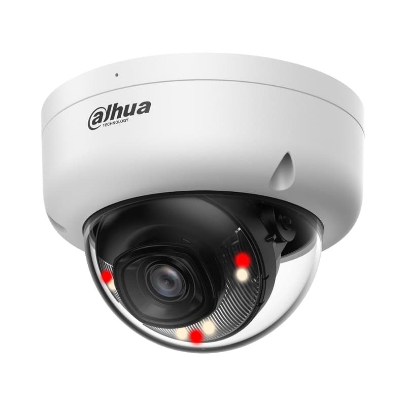 IP вандалоустойчива куполна камера 2MP 2.8 mm Smart Dual Light 30m