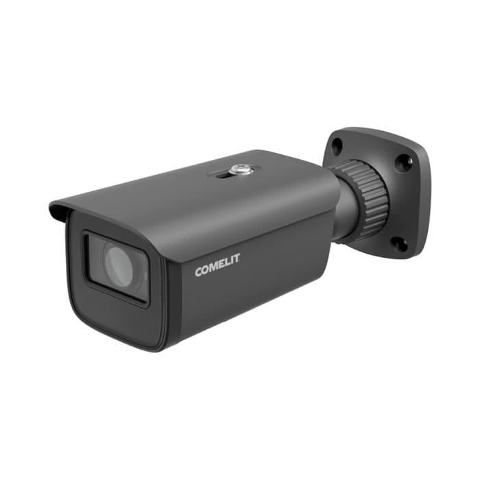 IP булет камера 4 MP, 2.8–12 mm, моторизиран обектив, сив корпус