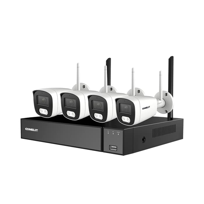 Wi-Fi комплект, NVR, 4 булет IP камери 5 MP, HDD 1 TB