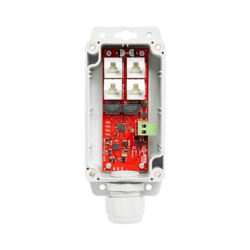 1xPoE IN 3xPoE Out IP68 мрежов суич