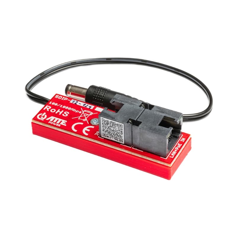 Gigabit PoE адаптер понижаващ напрежението до 12V 1A