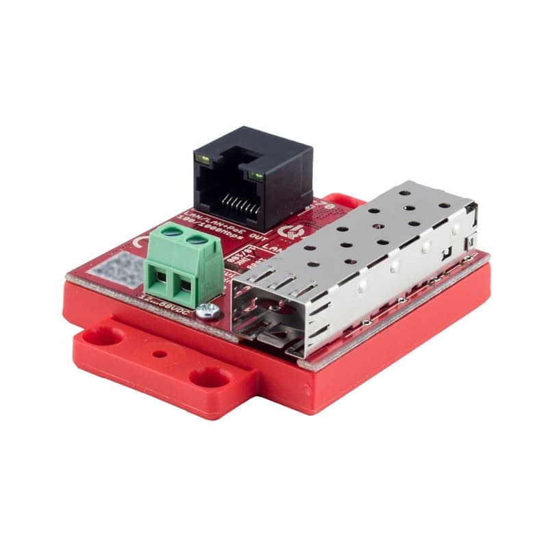 Гигабитов Ethernet–SFP конвертор 1 PoE OUT port, 1 SFP port