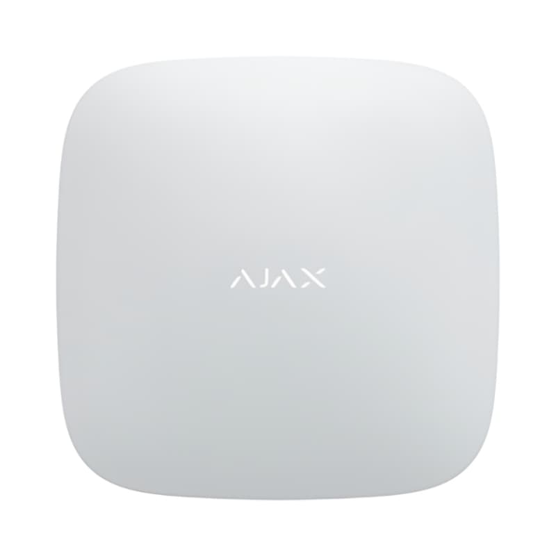 Безжичен контролен панел с вграден мрежов LAN интерфейс + 4G модем - AJAX Hub (4G) 92210.259.wh1